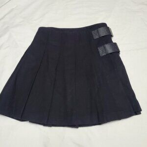 Authentic Burberry Wrap Wool Skirt